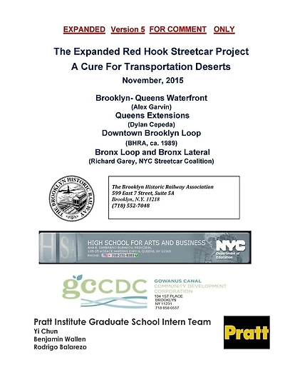 The Expanded Red Hook Streetcar Project A Cure For Transportation Deserts