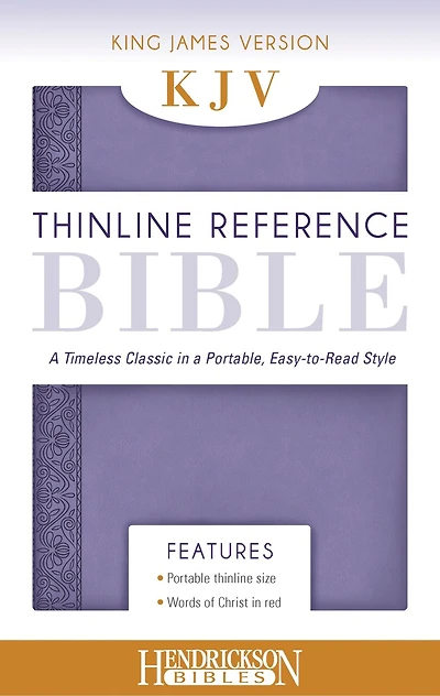 KJV Thinline Reference Bible (Flexisoft, Black, Red Letter)