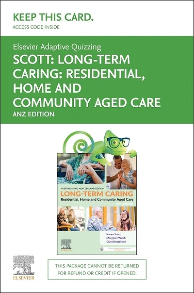 Elsevier Adaptive Quizzing for Long-Term Caring: Residential, Home and Community Aged Care - Access Card: ANZ