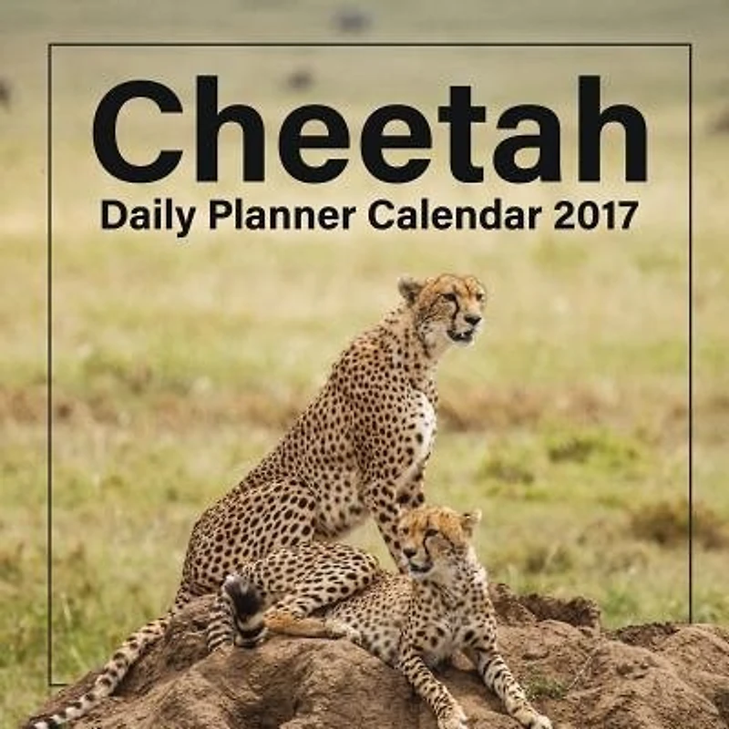 Cheetah: Daily Planner Calendar 2017