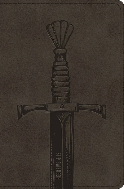 Esv Compact Bible (trutone, Silver, Sword Design)