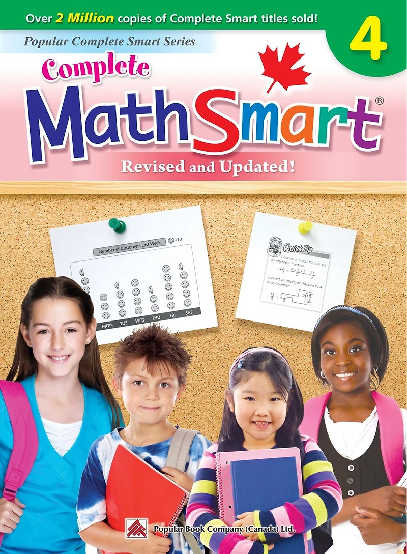 Complete Mathsmart 7: Canadian Curriculum Math Workbook For Grade 7