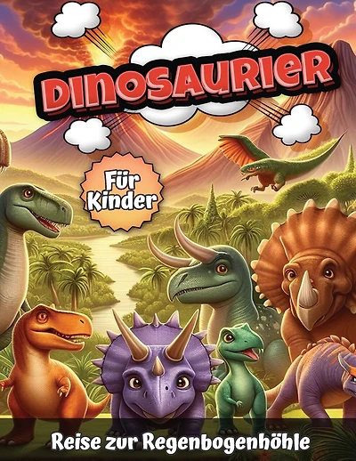 Dinosaurier für Kinder: Reise zur Regenbogenhöhle
