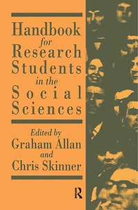 Handbook For Research Students The Social Sciences
