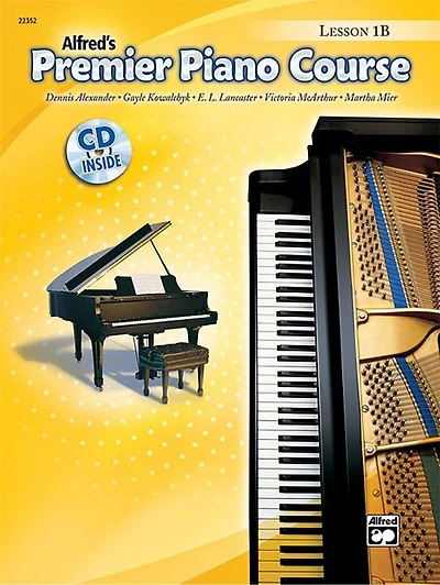 Premier Piano Course Lesson Book, Bk 1b: Book And Cd