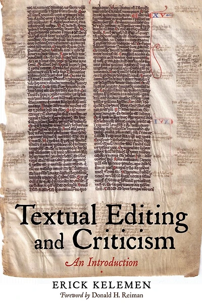 Textual Editing and Criticism: An Introduction