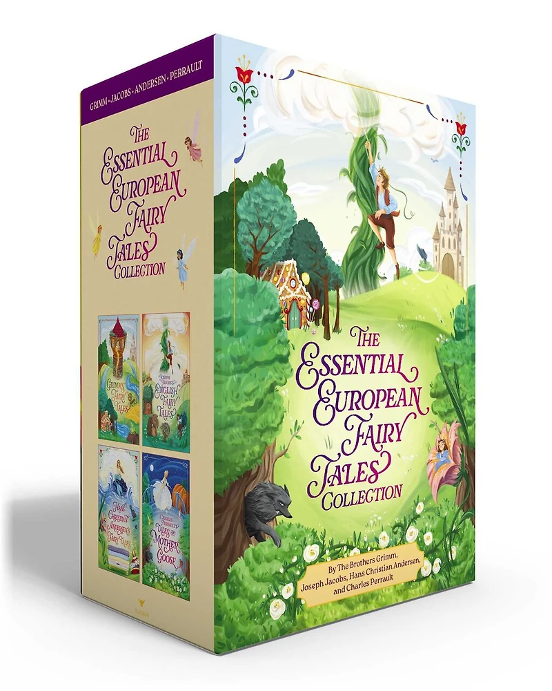 The Essential European Fairy Tales Collection (Boxed Set): Grimms' Tales; Joseph Jacobs's English Hans Christian Andersen's Charles Perrault's of Mother Goose