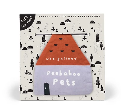 Peekaboo Pets: Baby's First Crinkle Peek-A-Book - Lift the flap!