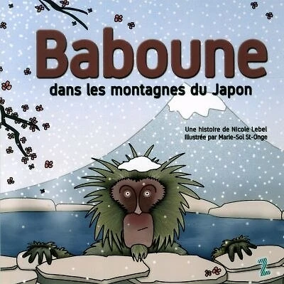 Baboune dans les montagnes du Japon