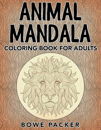 Animal Mandala: Coloring Book For Adults
