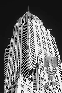 Chrysler building NYC themed creative blank journal.: Chrysler building NYC themed creative blank journal
