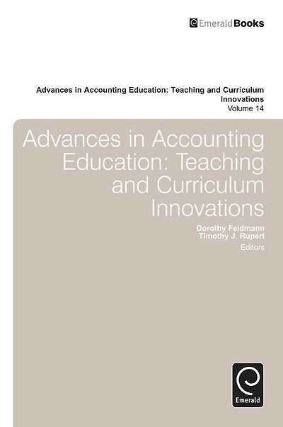 Advances Accounting Education: Teaching and Curriculum Innovations