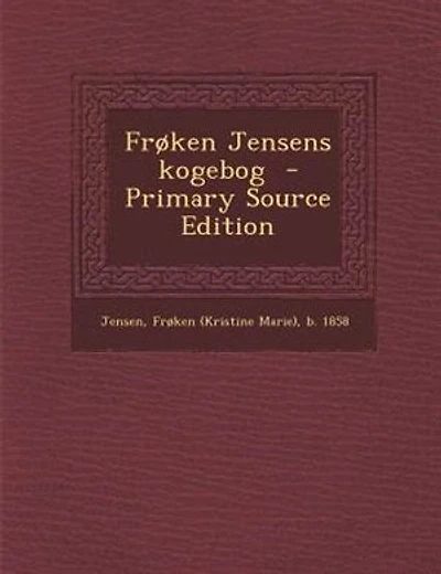 Frøken Jensens kogebog