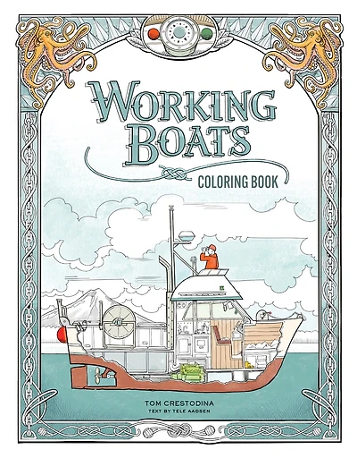 Working Boats Coloring Book (Coloring Books for Kids Ages 8-12)