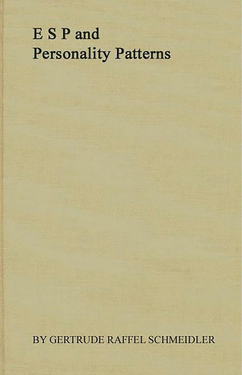 Esp and Personality Patterns (Classic Reprint)