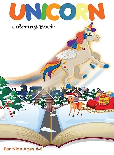 Unicorn Coloring Book: For Kids Ages 4-8 (animal Edition)