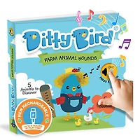 Ditty Bird | Interactive Farm Animal Sound book | Musical Books for toddlers 1- 3 | Board Book with Sounds