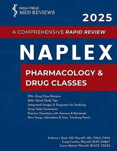 2025 NAPLEX - Pharmacology & Drug Classes: A Comprehensive Rapid Review