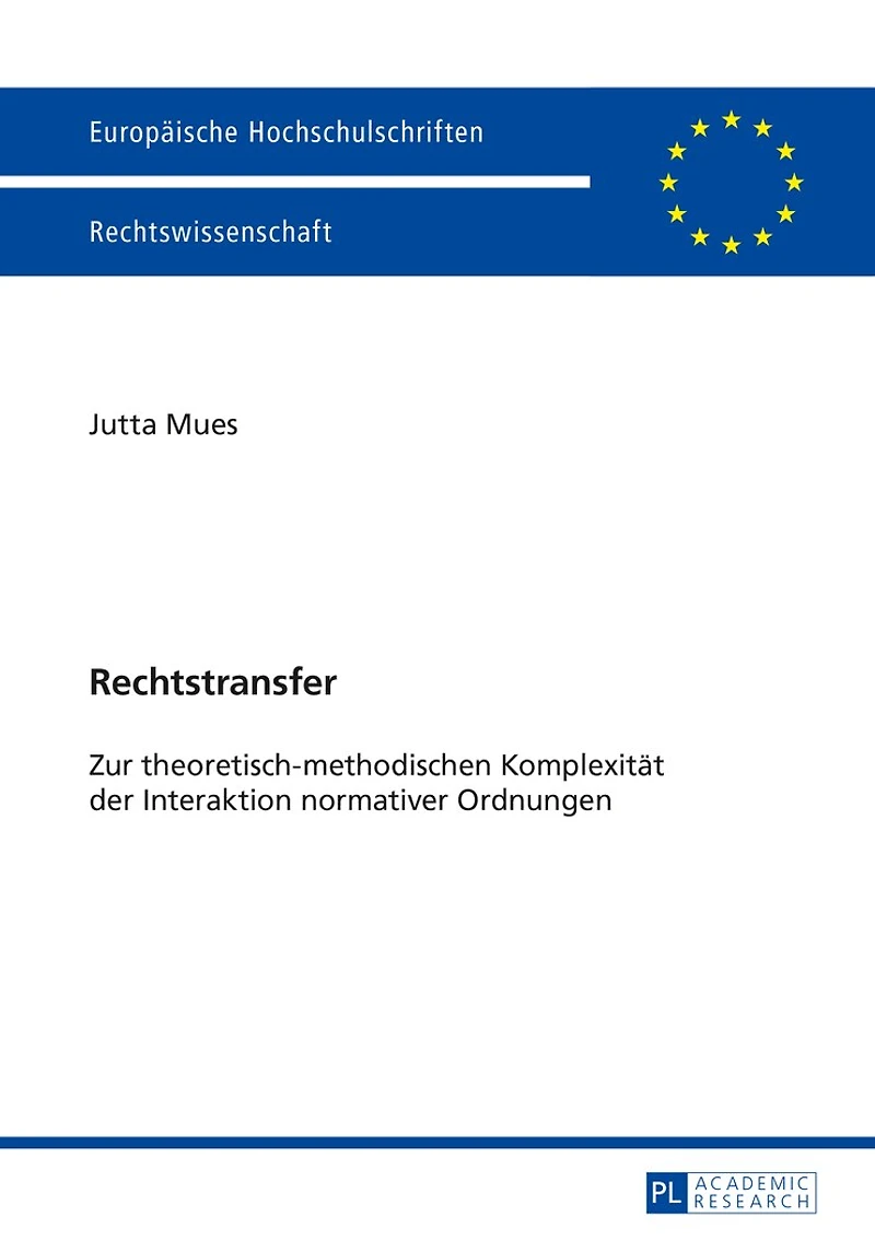 Rechtstransfer: Zur theoretisch-methodischen Komplexitaet der Interaktion normativer Ordnungen