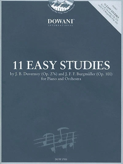 11 Easy Studies By Duvernoy (op. 276) And Burgmuller (op. 100): For Piano And Orchestra