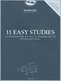 11 Easy Studies By Duvernoy (op. 276) And Burgmuller (op. 100): For Piano And Orchestra