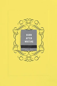 Burn After Writing Expanded Edition