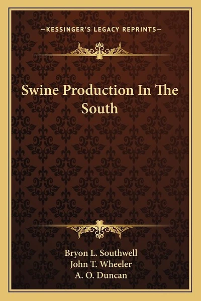 Swine Production in the South