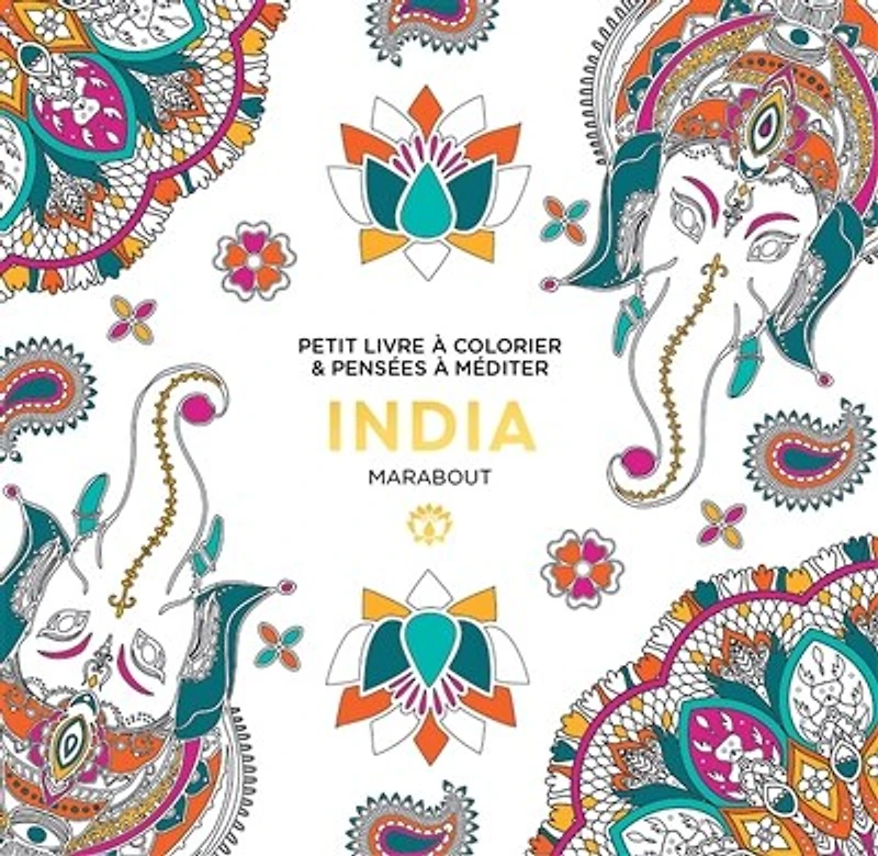 India -petit Livre A Colorier Et .. .