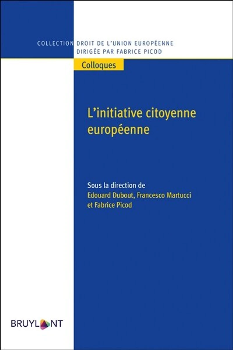 L' initiative citoyenne européenne