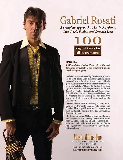 Gabriel Rosati - 100 Original Tunes For All Instruments: A Complete Approach To Latin Rhythms, Jazz-rock, Fusion & Smooth Jazz
