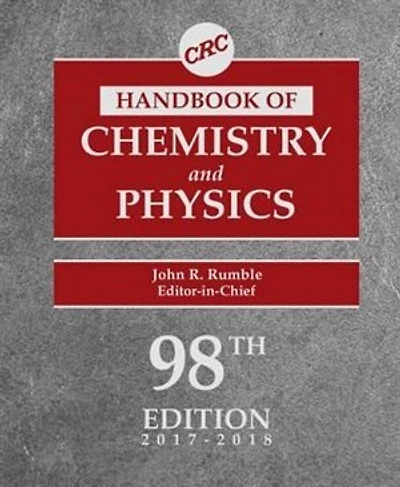 Crc Handbook Of Chemistry And Physics, 98th Edition