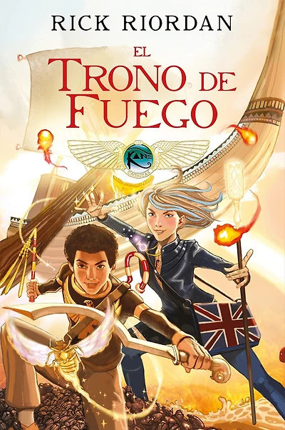 El trono de fuego. Novela gráfica / The Throne of Fire: Graphic Novel