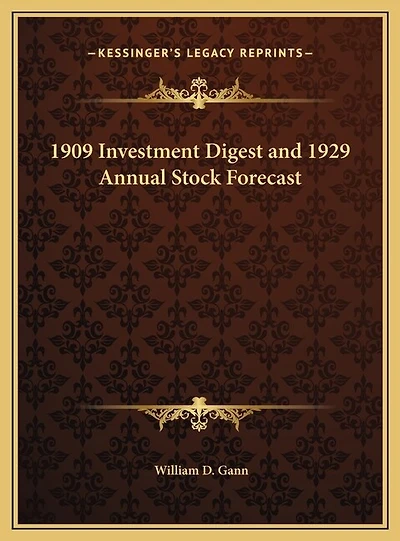 1909 Investment Digest and 1929 Annual Stock Forecast