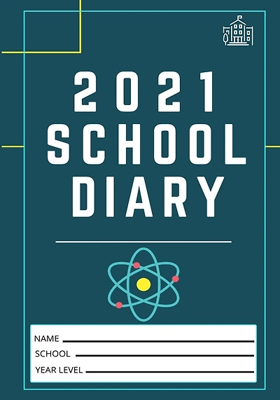 2021 Student School Diary: 7 x 10 inch 120 Pages