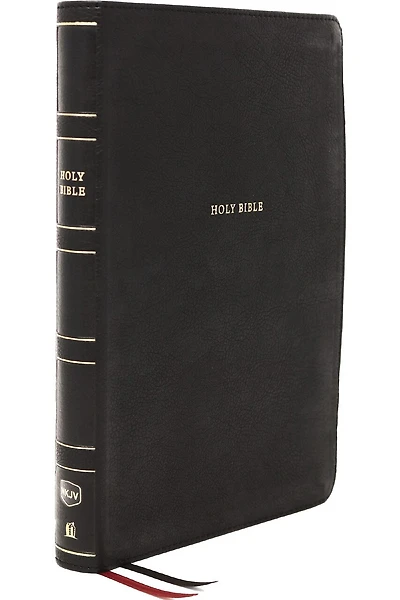 NKJV, Giant Print Center-Column Reference Bible, Verse Art Cover Collection, Leathersoft, Purple, Red Letter, Comfort Print: Holy New King James Version
