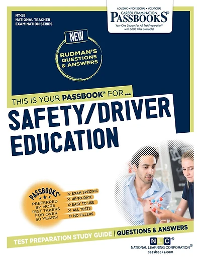 Safety/Driver Education (NT-59): Passbooks Study Guide