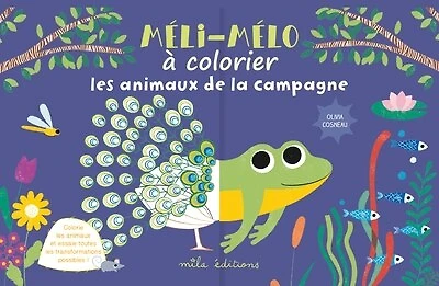 Les animaux de la campagne: colorie les animaux et essaie toutes les transformations possibles !