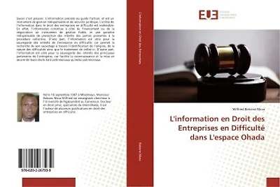 L' information en Droit des entreprises en Difficulte dans L'espace Ohada