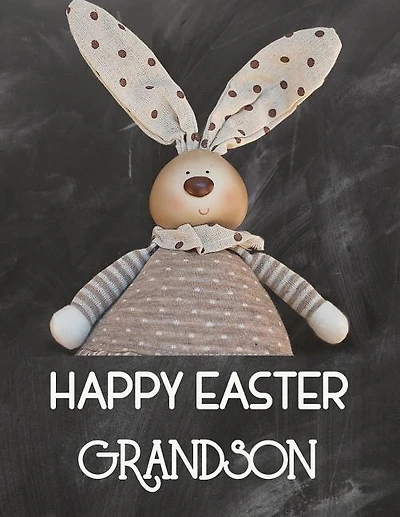 Happy Easter Grandson: Sketchbook for Kids Drawings Activity Book