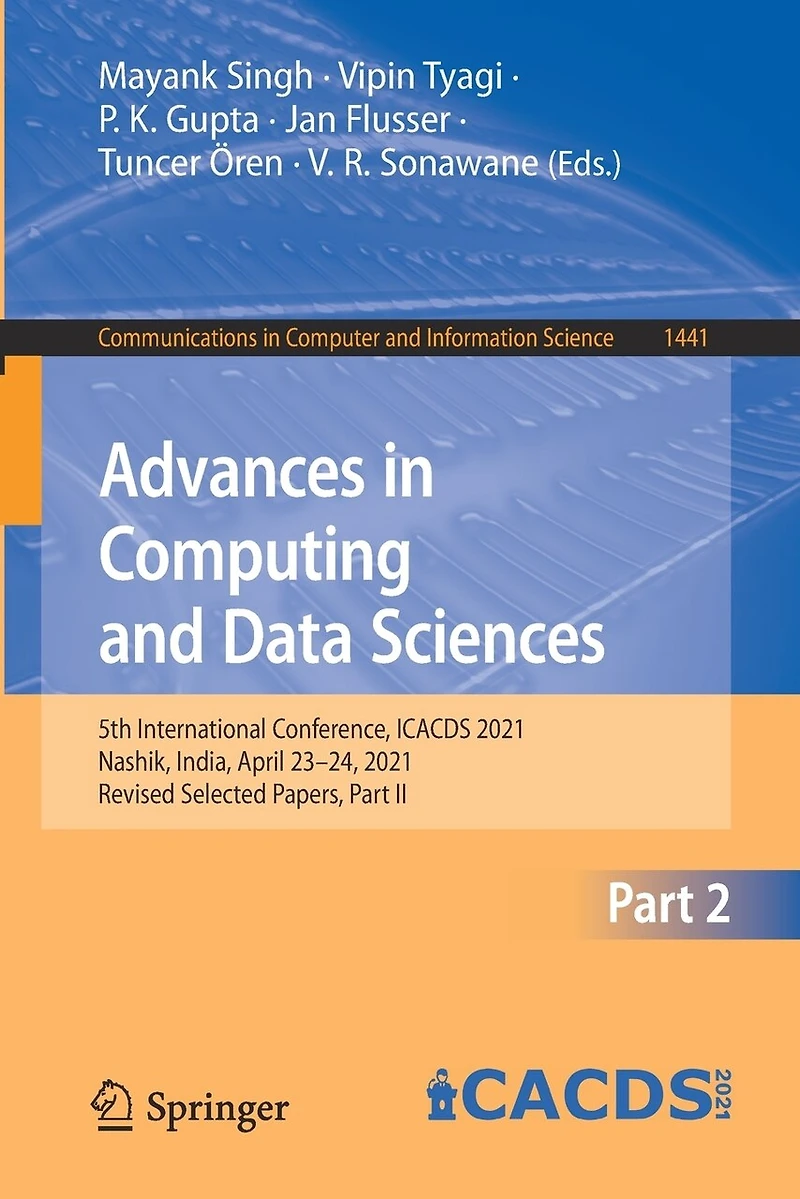 Advances Computing and Data Sciences: 5th International Conference, ICACDS 2021, Nashik, India, April 23-24, Revised Selected Papers, Part II