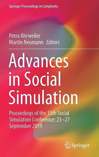 Advances Social Simulation: Proceedings Of The 15th Simulation Conference: 23-27 September 2019