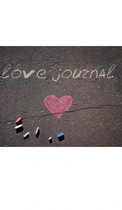 Love chalk valentine's blank journal: Love chalk Journal