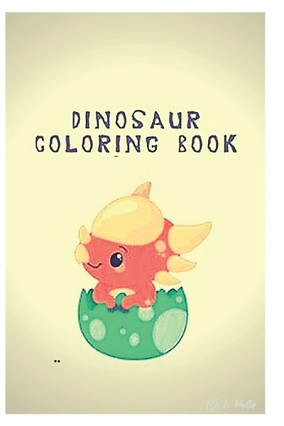 dinosaur coloring book: coloring book for kids 3-8 year old