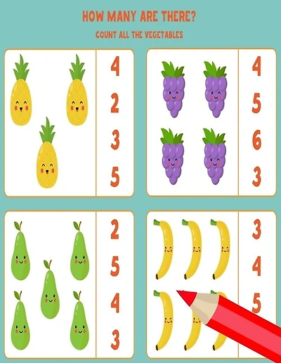 How Many Are There?: Preschool Workbook - Numbers 1-10