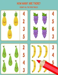 How Many Are There?: Preschool Workbook - Numbers 1-10