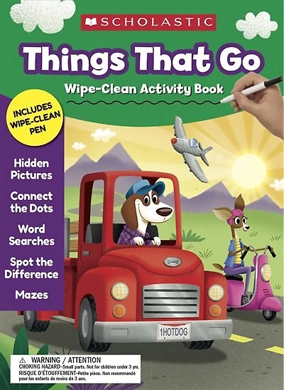Things That Go: Wipe Clean Activity Book