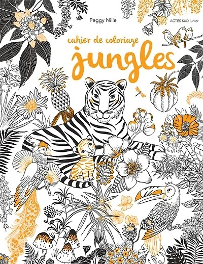 Cahier de coloriages jungles