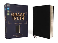 NIV, The Grace and Truth Study Bible (Trustworthy Practical Insights), Large Print, Leathersoft, Brown, Red Letter, Comfort Print
