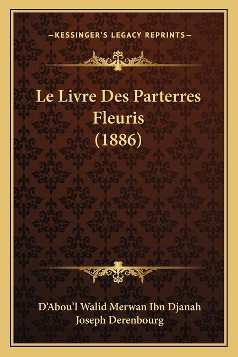 Le Livre Des Parterres Fleuris (1886)