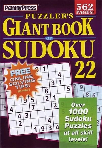 Penny Press Puzzlerâ€™s Giant Book Of Sudoku #22